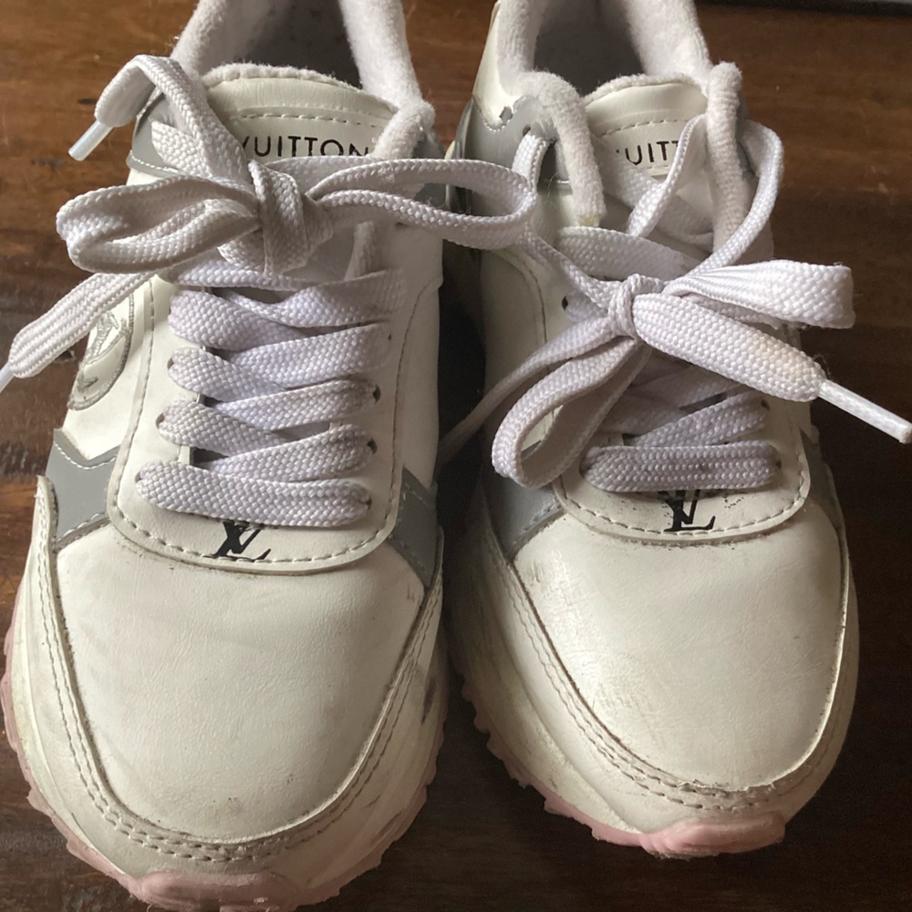 Louis Vuitton and new balance colab  White and Gray Sneakers